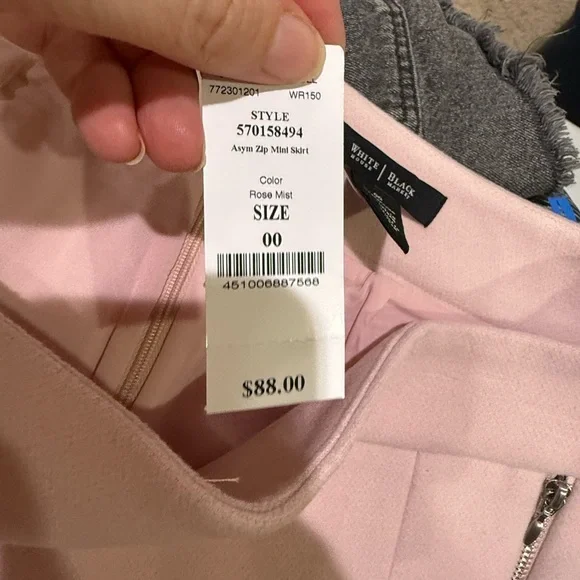 Elegant Pink White House Black Market Women's Skirt-00 - Picture 3 of 3